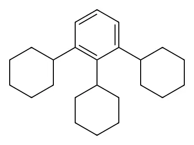 Tricyclohexylbenzene structure