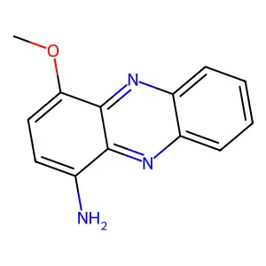 1-Amino-4-methoxyphenazine structure