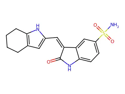 Indolin-2-one deriv. 4c structure