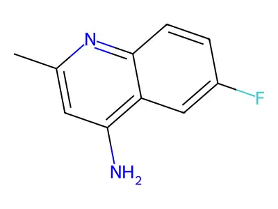 6-Fluoro-2-methylquinolin-4-amine structure