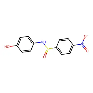 N-(4-Hydroxyphenyl)-4-nitrobenzenesulfinamide structure