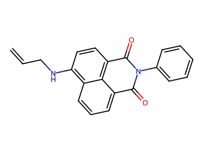 6-(allylamino)-2-phenyl-1H-benzo[de]isoquinoline-1,3(2H)-dione structure