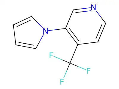3-(1H-Pyrrol-1-yl)-4-(trifluoromethyl)pyridine structure