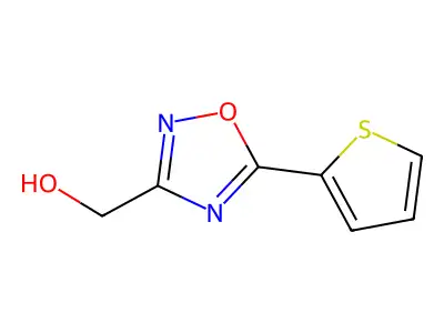 (5-Thiophen-2-yl-1,2,4-oxadiazol-3-yl)methanol structure