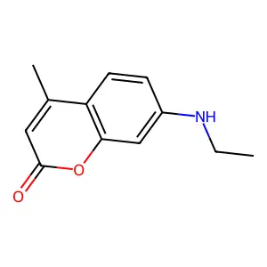 2H-1-Benzopyran-2-one, 7-(ethylamino)-4-methyl- structure