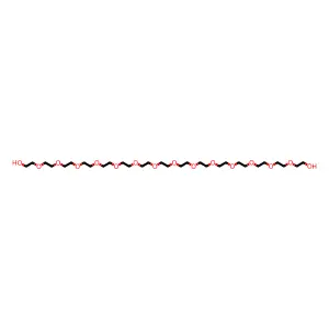 3,6,9,12,15,18,21,24,27,30,33,36,39,42-Tetradecaoxatetratetracontane-1,44-diol structure
