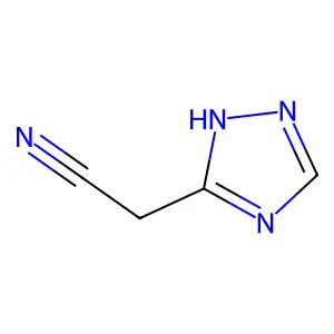 2-(4H-1,2,4-triazol-3-yl)acetonitrile structure
