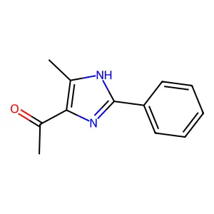 1-(5-methyl-2-phenyl-1H-imidazol-4-yl)ethan-1-one structure