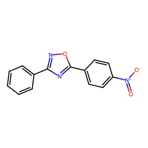 5-(4-Nitrophenyl)-3-phenyl-1,2,4-oxadiazole structure