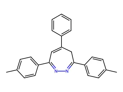 3,7-bis(4-methylphenyl)-5-phenyl-4H-1,2-diazepine structure