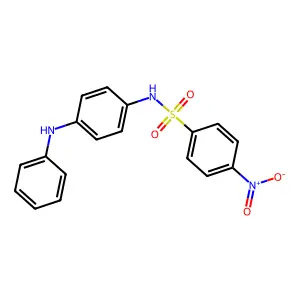 N-(4-anilinophenyl)-4-nitrobenzenesulfonamide structure