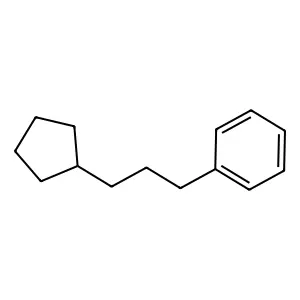 (3-Cyclopentylpropyl)benzene structure