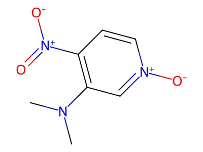 3-Pyridinamine, N,N-dimethyl-4-nitro-, 1-oxide structure