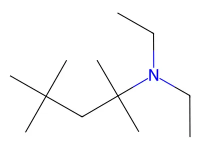 N,N-Diethyl-tert-octylamine,98 structure