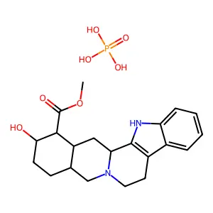 Rauwolscine phosphate structure