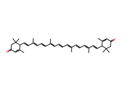 E,e-Carotene-3,3'-dione structure