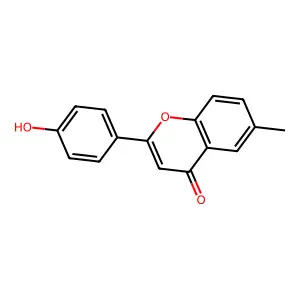 4'-Hydroxy-6-methylflavone structure