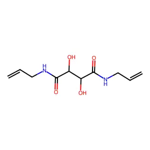 2,3-二羟基-N,N'-二烯丙基丁二酰胺 structure