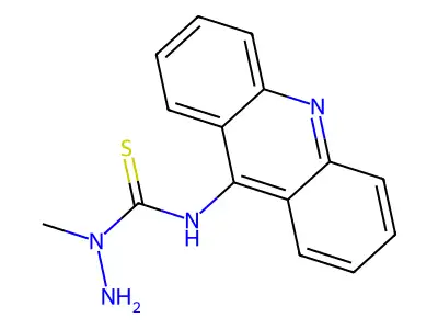 Semicarbazide, 4-(9-acridinyl)-2-methyl-3-thio- structure