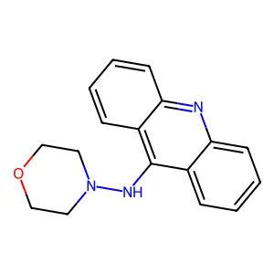 Acridine, 9-(morpholinoamino)- structure