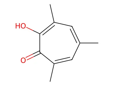 2-Hydroxy-3,5,7-trimethylcyclohepta-2,4,6-trien-1-one structure