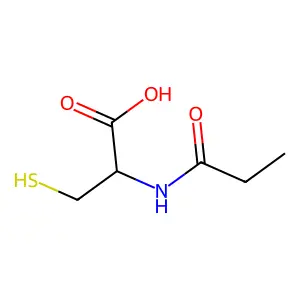 N-Propionylcysteine structure