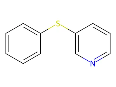3-(Phenylsulfanyl)pyridine structure