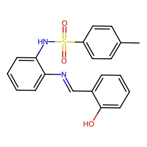 2-tosylamino-N-salicylideneaniline structure