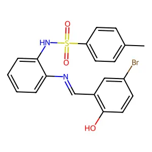 N-[2-[(3-bromo-6-oxocyclohexa-2,4-dien-1-ylidene)methylamino structure