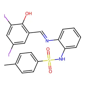 N-[2-[(3,5-diiodo-6-oxocyclohexa-2,4-dien-1-ylidene)methylam structure
