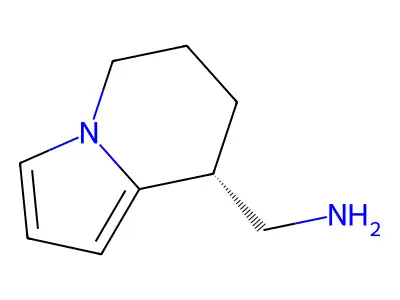 (R)-(5,6,7,8-Tetrahydroindolizin-8-yl)methanamine structure