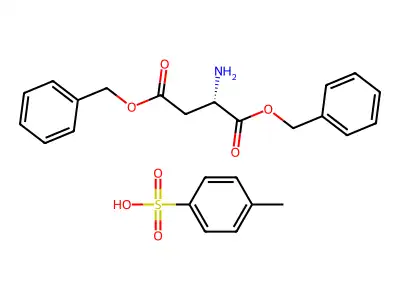 L-Aspartic acid, 1,4-bis(phenylmethyl) ester, 4-methylbenzenesulfonate (1:1) structure