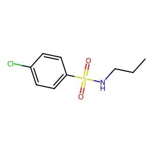 4-氯-N-丙基苯磺酰胺 structure