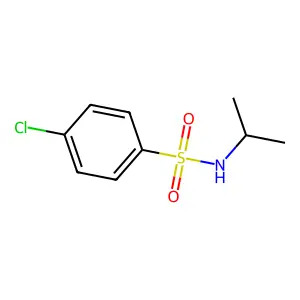 4-chloro-N-isopropylbenzenesulfonamide structure