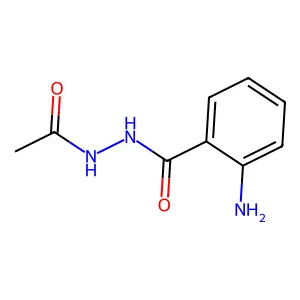 N'-acetyl-2-aminobenzohydrazide structure