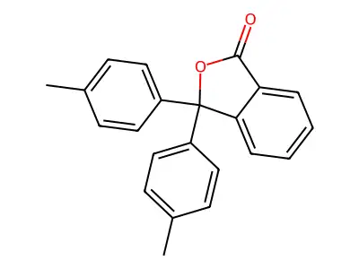 3,3-di(p-tolyl) phthalide structure