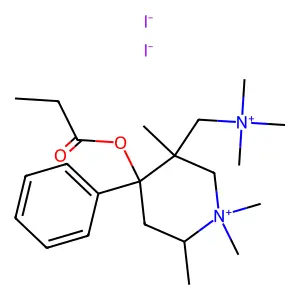 trimethyl-[methyl]azaniumdiiodide structure