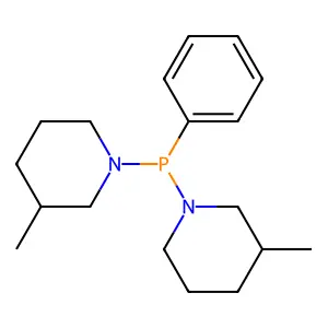 Bis(3-methylpiperidin-1-yl)-phenylphosphane structure