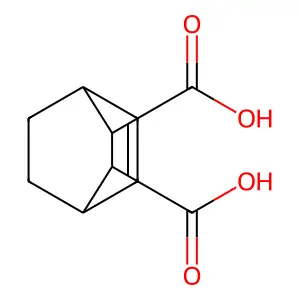 (1S,2R,3R,4R)-bicyclo[2.2.2]oct-5-ene-2,3-dicarboxylic acid structure