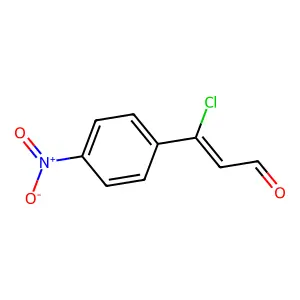 3-Chloro-3-(4-nitrophenyl)-2-propenal structure