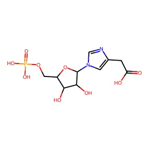 1-(5-Phosphoribosyl)imidazole-4-acetate structure
