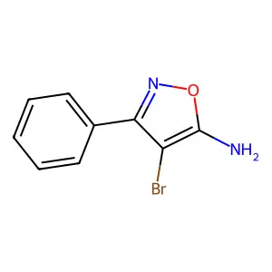 5-Amino-4-bromo-3-phenylisoxazole structure