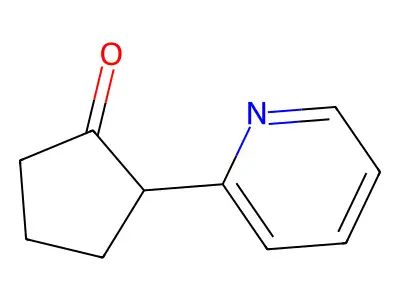 2-(Pyridin-2-yl)cyclopentan-1-one structure