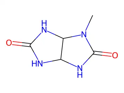 1-methyltetrahydroimidazo[4,5-d]imidazole-2,5(1H,3H)-dione structure
