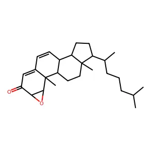1,2-Epoxycholesta-4,6-dien-3-one structure