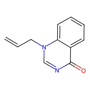 4(1H)-Quinazolinone, 1-allyl- structure