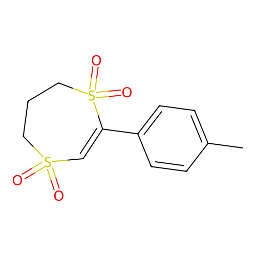 Dithiipin-1,1,4,4-tetroxide analogue 7 structure
