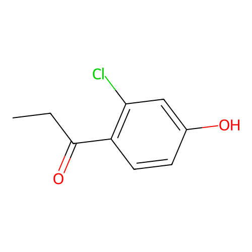 1-(2-Chloro-4-hydroxyphenyl)propan-1-one structure