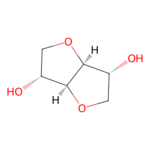 (3R,3aS,6R,6aS)-Hexahydrofuro[3,2-b]furan-3,6-diol structure