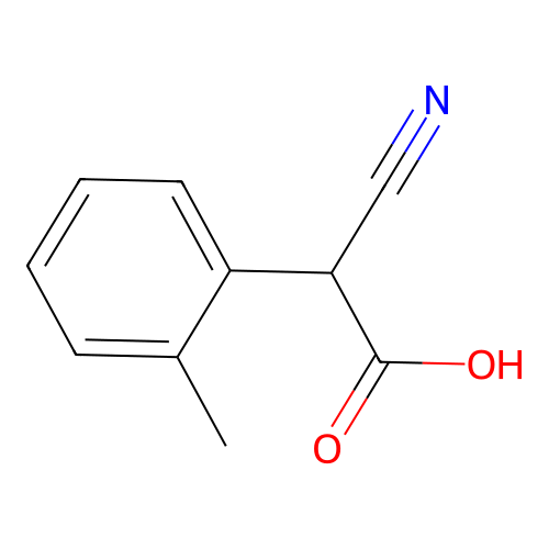 2-Cyano-2-(o-tolyl)acetic Acid structure
